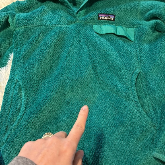 Patagonia Women's Re-Tool Snap-T Fleece Pullover emerald green S - Picture 3 of 4